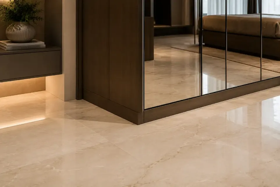Premium materials for apartment scale interiors