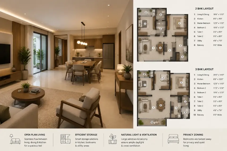 Balcony interior design as an extension of apartment living space
