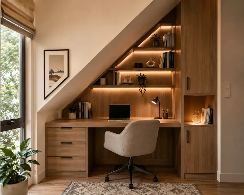 Bespoke furniture solutions for unusual room layouts